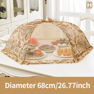 Καλύμματα φαγητού σε στυλ ομπρέλας Κάλυμμα φαγητού κατά των κουνουπιών Τραπέζι δαντέλα Μεγάλο κάλυμμα τραπεζιού Gadgets σπιτιού Αξεσουάρ