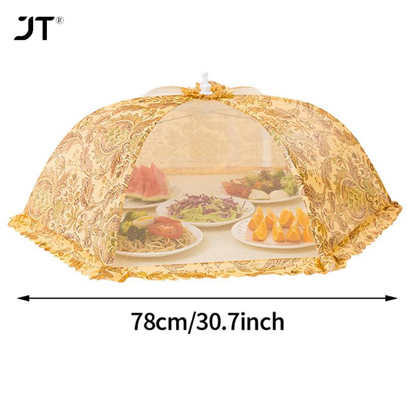 Καλύμματα φαγητού σε στυλ ομπρέλας Κάλυμμα φαγητού κατά των κουνουπιών Τραπέζι δαντέλα Μεγάλο κάλυμμα τραπεζιού Gadgets σπιτιού Αξεσουάρ