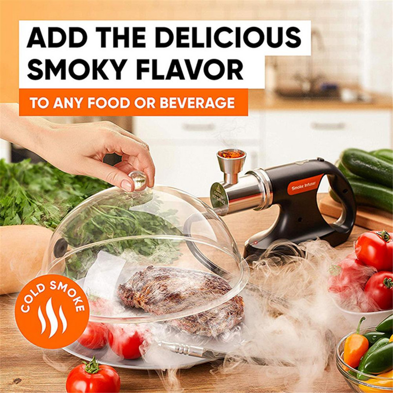 Kuplikujuline toiduvalmistamise suitsukate kokteilijoogid suitsukaaned baarile grilljoogid liha küpsetamine juust kokteilid praad