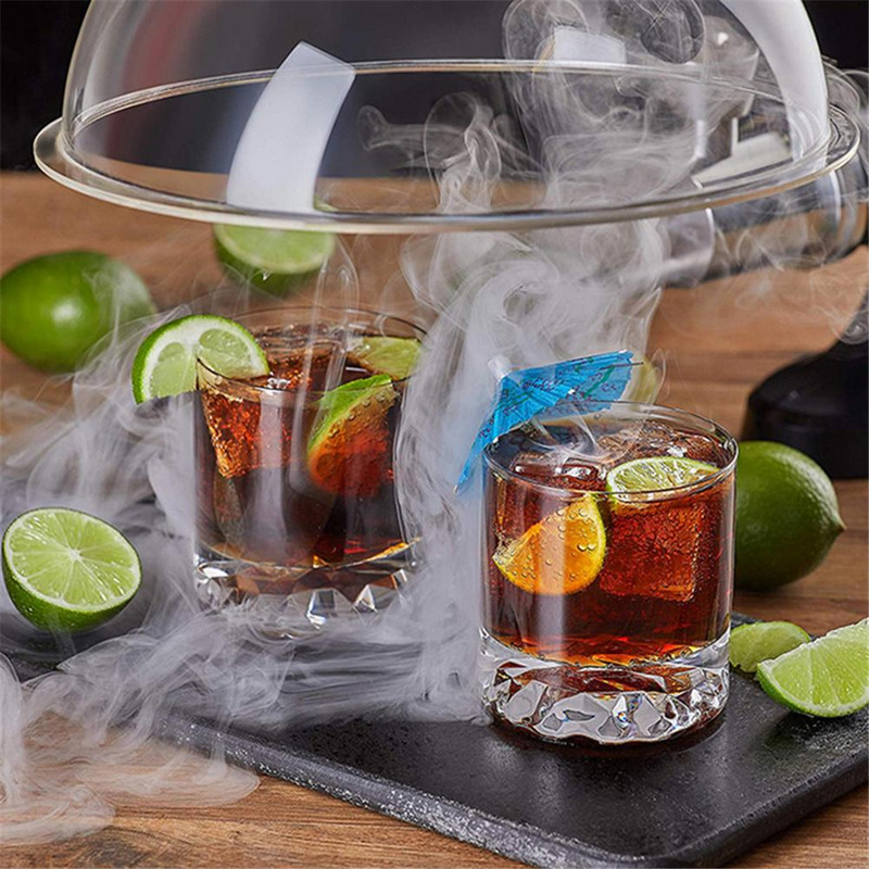 Kuplikujuline toiduvalmistamise suitsukate kokteilijoogid suitsukaaned baarile grilljoogid liha küpsetamine juust kokteilid praad