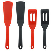 2TK Silikoonist spaatlikomplekt Biskviitlabidas Praemuna Spaatliga Steak Spaatliga Pann Väike spaatliga Köögitööriist Keedupottide komplekt