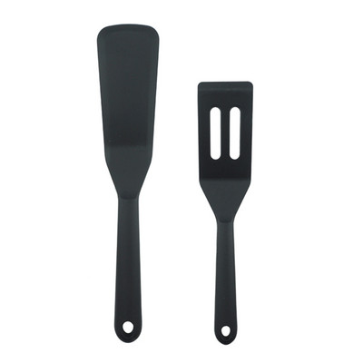 2TK Silikoonist spaatlikomplekt Biskviitlabidas Praemuna Spaatliga Steak Spaatliga Pann Väike spaatliga Köögitööriist Keedupottide komplekt