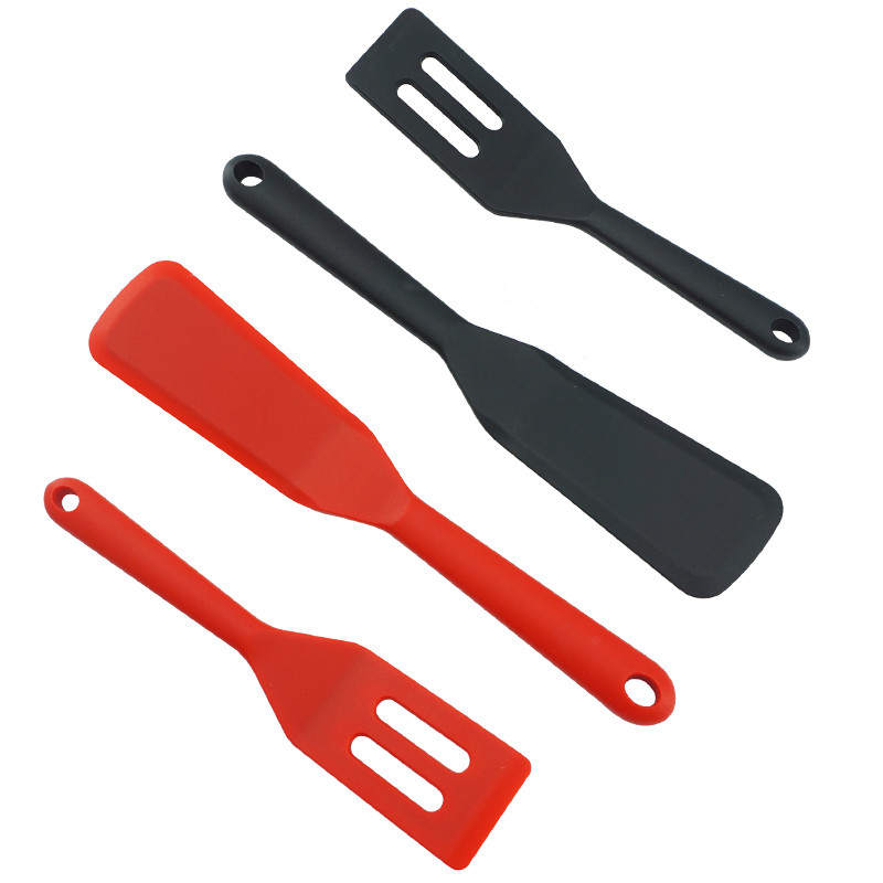 2TK Silikoonist spaatlikomplekt Biskviitlabidas Praemuna Spaatliga Steak Spaatliga Pann Väike spaatliga Köögitööriist Keedupottide komplekt