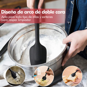 6 ΤΕΜ/Σετ Σετ μαγειρικών σκευών σιλικόνης Αντικολλητικά μαγειρικά σκεύη Σπάτουλα Φτυάρι Σετ εργαλείων κουζίνας κουζίνας #1