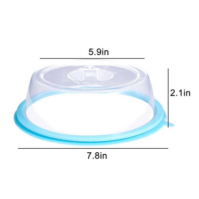 Capace de conservare a alimentelor de 20 cm Capace de păstrare proaspete Capac pentru vase de bol reutilizabil Ustensile de bucătărie sigilate în vid cu mâner Depozitarea alimentelor