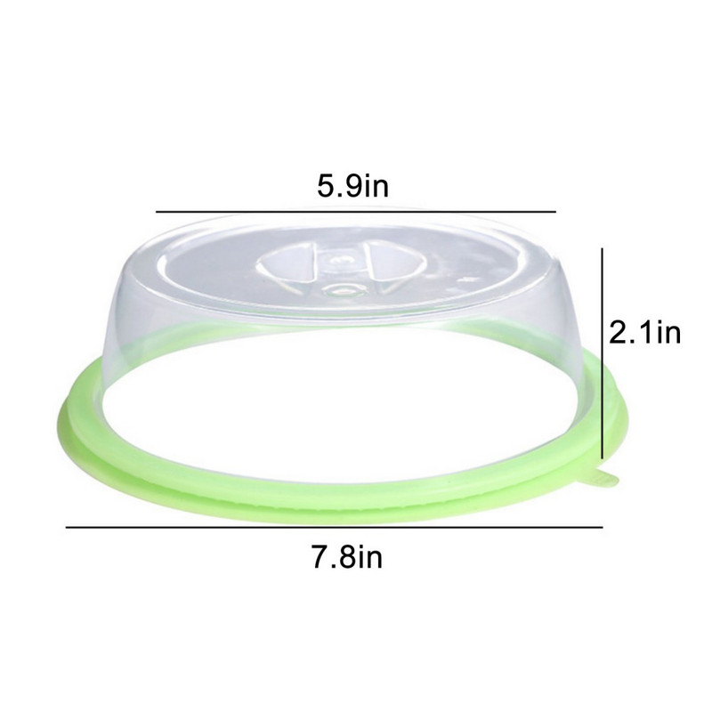 Capace de conservare a alimentelor de 20 cm Capace de păstrare proaspete Capac pentru vase de bol reutilizabil Ustensile de bucătărie sigilate în vid cu mâner Depozitarea alimentelor