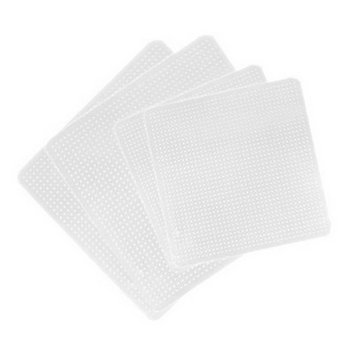 4 bucăți/set folie siliconică sigilată pentru acoperire pentru alimente proaspete.