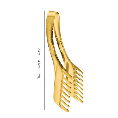 Auksinis nerūdijančio plieno maisto spaustukas sriubos šaukštas kiaurasamtis virimo šaukštas su laikymo stovu prieskonių šaukštas virtuvės reikmenys