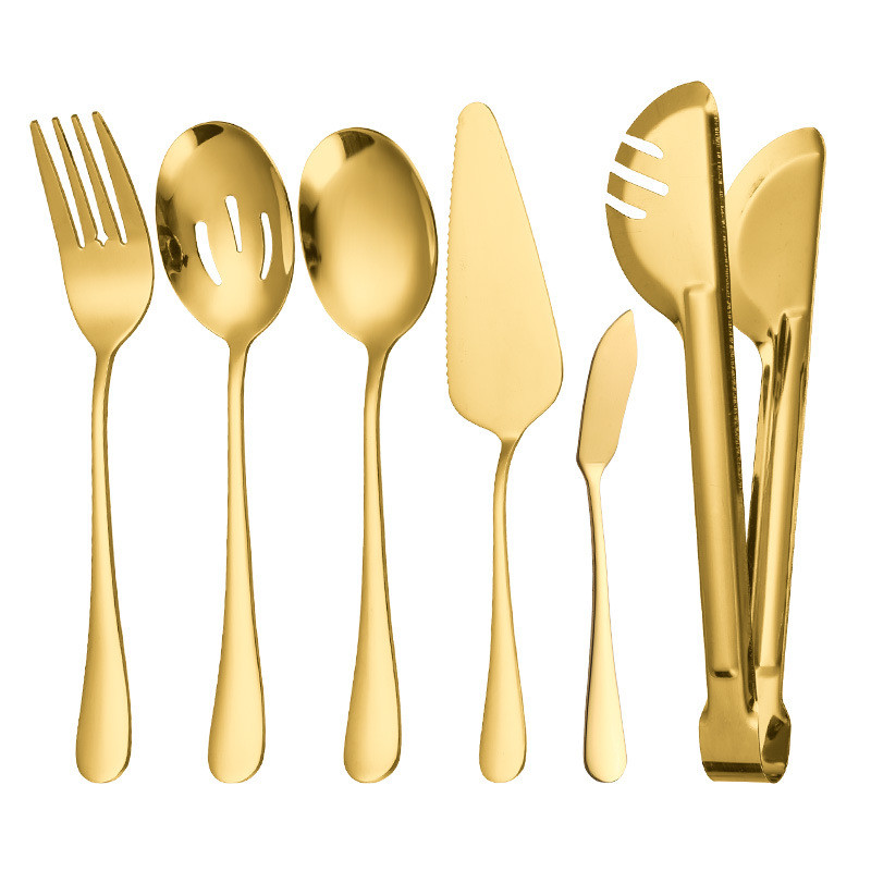 Auksinis nerūdijančio plieno maisto spaustukas sriubos šaukštas kiaurasamtis virimo šaukštas su laikymo stovu prieskonių šaukštas virtuvės reikmenys