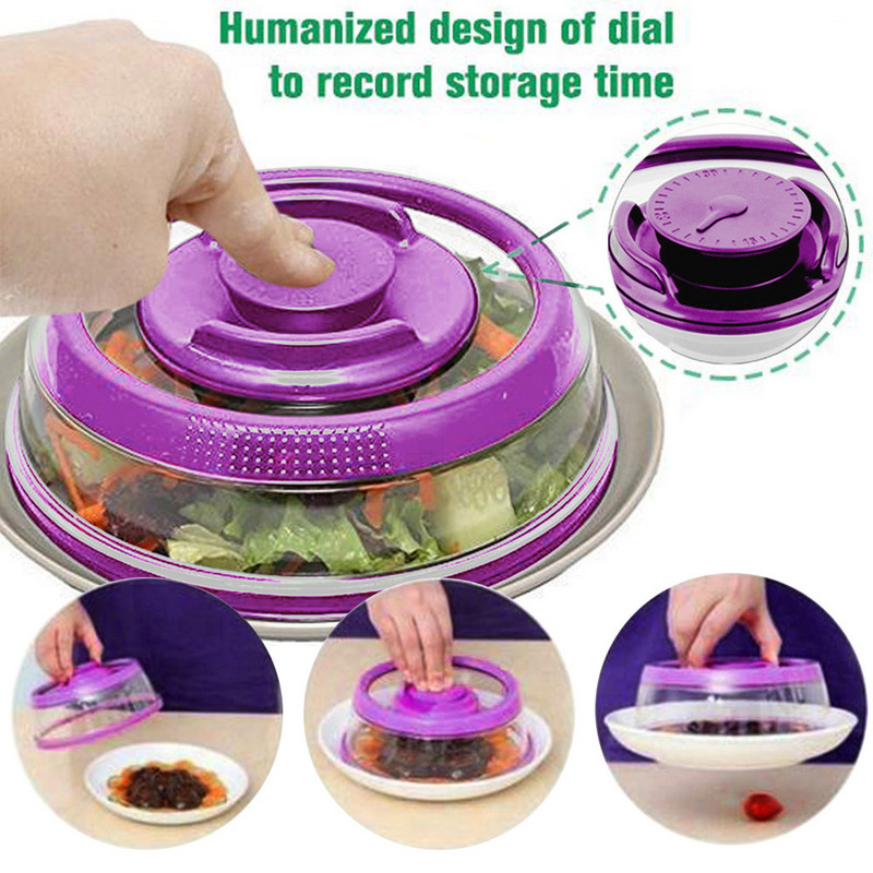 1 buc. Sigilant ermetic pentru alimente, silicon multifuncțional, de dimensiuni mici, tip presare, pentru păstrarea în stare proaspătă, capac portabil pentru cutii de prânz.
