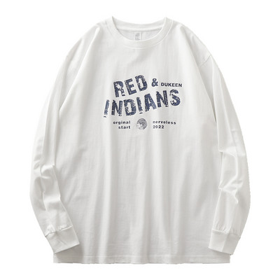 Bluză bărbătească cu model casual cu imprimeu