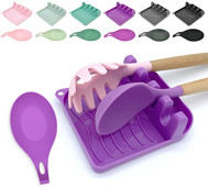 2 ΤΕΜ. Πολυλειτουργικό μαξιλαράκι για σούπας Αντιολισθητικό κάλυμμα θήκης για τη θερμότητα Κατάλληλο για πένσα κουταλιού φτυαριού κουζίνας