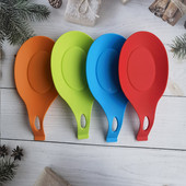 Naujas silikoninis izoliacinis šaukštas, atsparus karščiui, padėkliukas gėrimui stiklinis padėkliukas