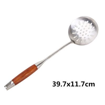 Ustensile de bucătărie din oțel inoxidabil 304, lingură pentru supă, strecurătoare pentru pescuit, ustensile de bucătărie de uz casnic, lopată, unelte de bucătărie, seturi de gătit