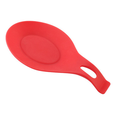 Многофункционална силиконова подложка за лъжица Кухненски прибори Шпатула Топлоустойчива подложка Лъжица Поставете подложка Устройство Кухненски инструменти Ново