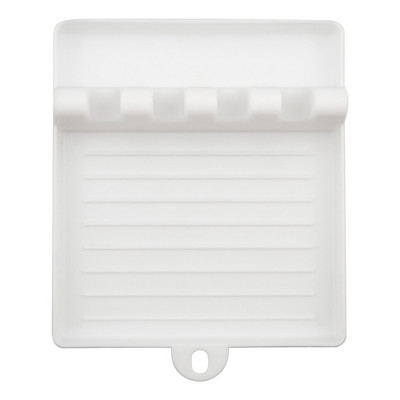 Suport pentru lingură din plastic, Organizator de bucătărie pentru furculiță, spatulă, suport pentru lingură, suport pentru depozitare veselă, suport pentru capac pentru oală.