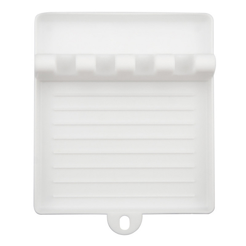 Suport pentru lingură din plastic, Organizator de bucătărie pentru furculiță, spatulă, suport pentru lingură, suport pentru depozitare veselă, suport pentru capac pentru oală.