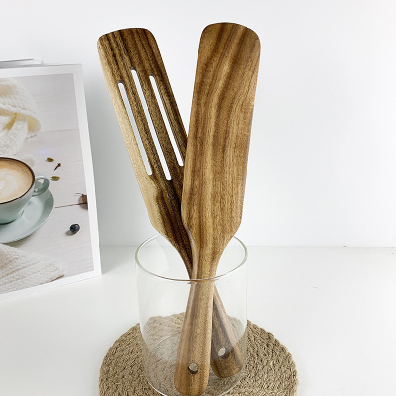 Puidust spaatliga mittekleepuvad kööginõud pannile riisi lusikas küpsetusvahend praadimine praad labidas Köögitarvikud