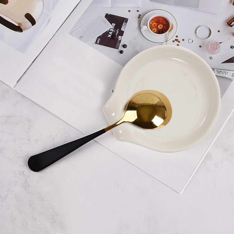 Suport lingura Odihnă oală Ustensile din ceramică Supă Porțelan Bucătărie Suport pentru gătit Aragaz Suport Suport Forspatula Capac Cafea