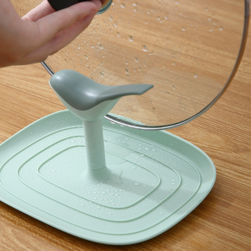 Suport multifuncțional pentru recipiente în formă de pasăre Suport pentru oală Suport capac pentru spatulă de bucătărie Suport lingură