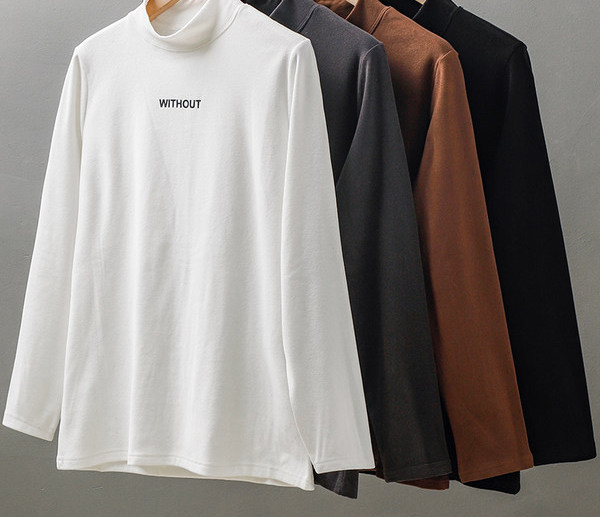 Muška ležerna bluza s polo ovratnikom i izvezenim natpisom