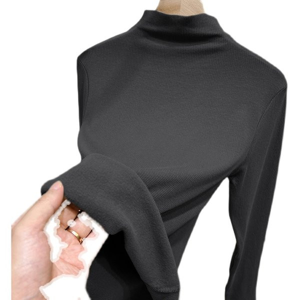 Bluză curată de damă - cu guler polo