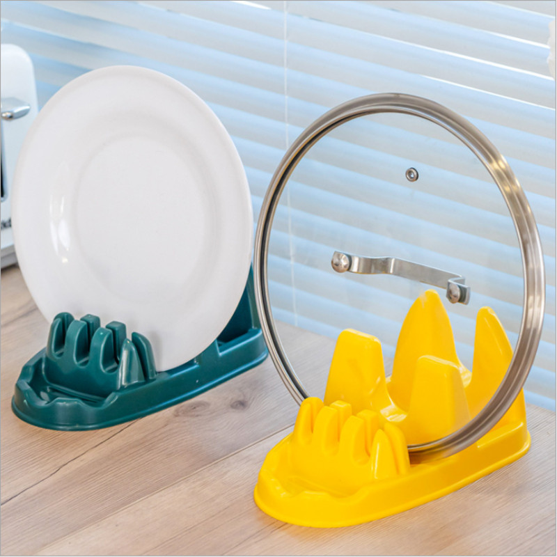 Πολυλειτουργική σχάρα σπάτουλας, σχάρα αποθήκευσης κουταλιών, οικιακά ξυλάκια, θήκη σπάτουλας, σχάρα αποθήκευσης κουζίνας, σχάρα για κάλυμμα κατσαρόλας