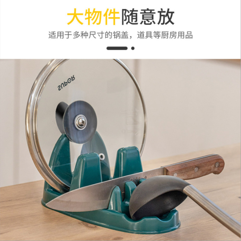 Πολυλειτουργική σχάρα σπάτουλας, σχάρα αποθήκευσης κουταλιών, οικιακά ξυλάκια, θήκη σπάτουλας, σχάρα αποθήκευσης κουζίνας, σχάρα για κάλυμμα κατσαρόλας