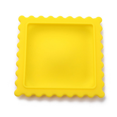 Covoraș de linguriță de supă creativ, 1 buc, în formă de biscuiți, pentru desktop, izolație din silicon, tampoane anti-opărire, gadget de bucătărie, decorare pentru masă