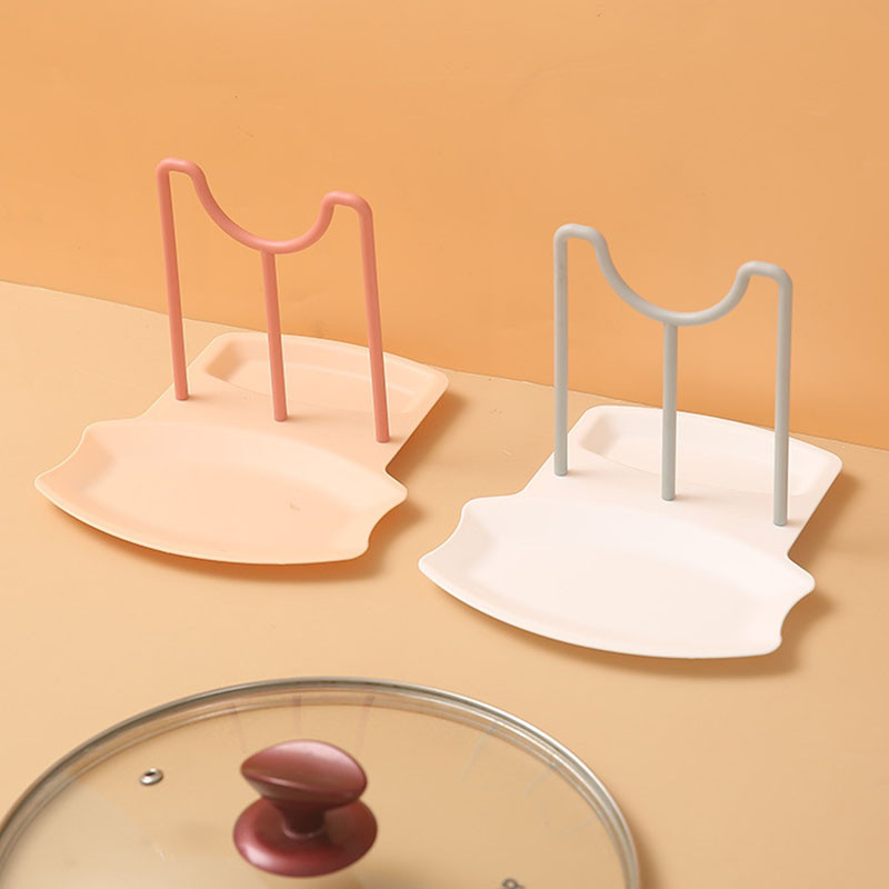 BalleenShiny Suport pentru spatulă creativ Suport pentru linguri de uz casnic Covorașă Bețișoare din plastic Capac pentru oală Suport de depozitare Suport pentru blat de bucătărie