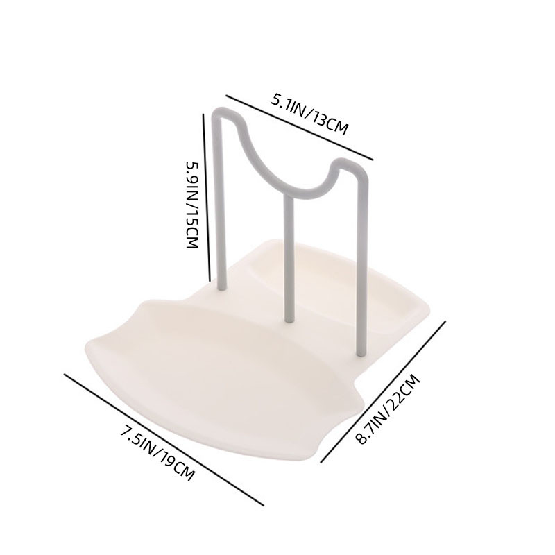 Šaukšto atrama ir puodo dangčio laikiklis Nuimamas keptuvės puodo dangčio dangtis lentynos stovo laikiklis indų laikiklis laikymo virtuvės įrankis