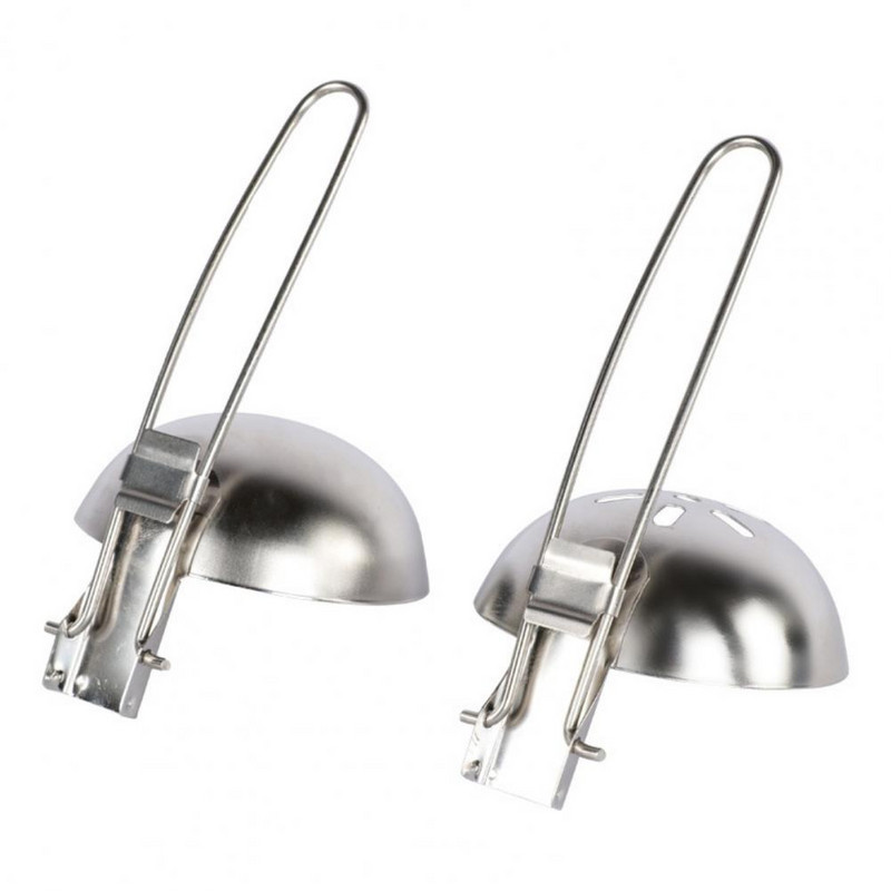 Lingură pliabilă, portabilă, pliabilă, din oțel inoxidabil, pentru picnic, pentru camping, oală pentru supă, lingură cu fante, veselă pentru exterior