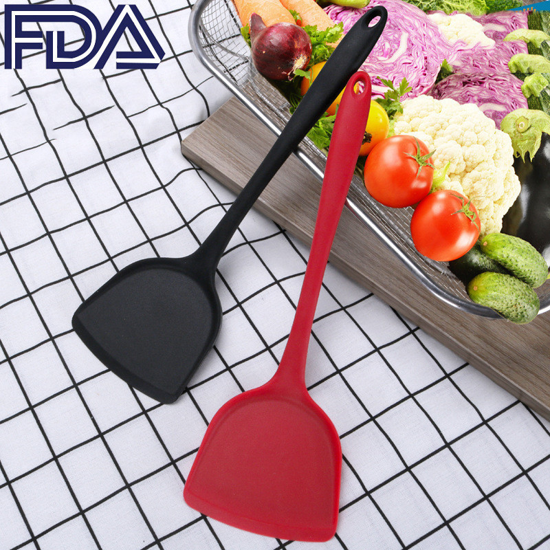 Set de 3 bucăți de unelte de gătit Ustensile aprobate de FDA Linguriță de bucătărie Spatulă Linguriță de supă Racletă Ustensile de gătit antiaderență Ustensile de bucătărie