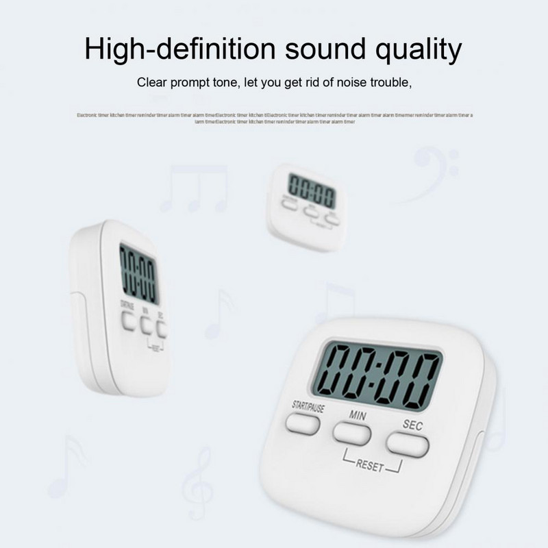 Unikalus skaitmeninis laikmatis Nešiojamas studijų laikmatis Lengvas kompaktiškas stabilus smūgiams atsparus skaitmeninis laikmatis