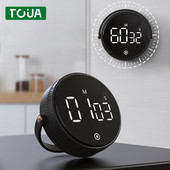 Cronometru magnetic de bucătărie LED Timer digital Cronometru manual cu numărătoare inversă Ceas cu alarmă Gătit Duș Studiu Fitness Cronometru Time Master