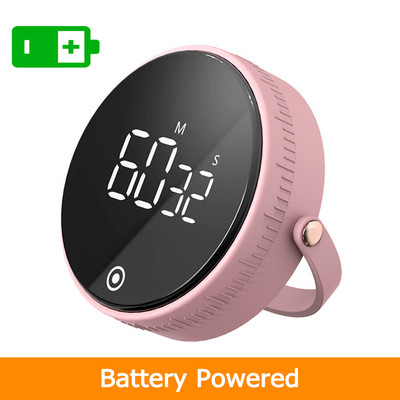 Cronometru magnetic de bucătărie LED Timer digital Cronometru manual cu numărătoare inversă Ceas cu alarmă Gătit Duș Studiu Fitness Cronometru Time Master