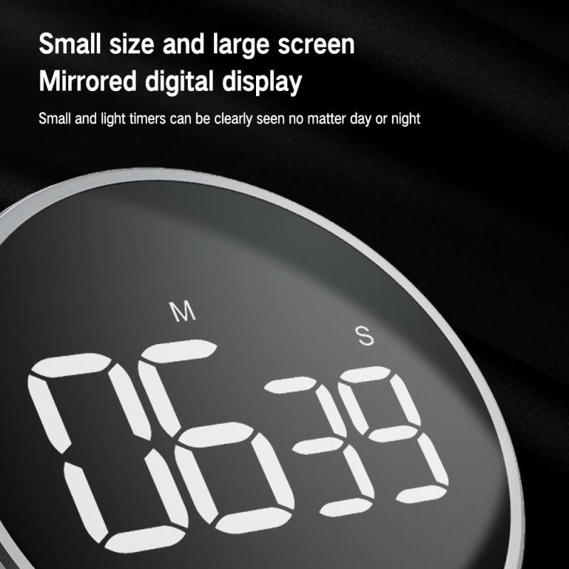 Magnetiline digitaalne taimer LED Köögitaimer Käsitsi taimer Taimer Äratuskell Söögitegemine Dušš Õpe Fitness Stopper Time Master