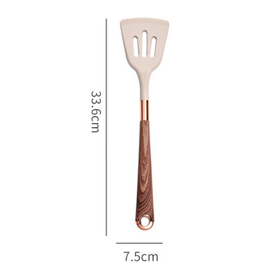 Silikoniniai virtuvės reikmenys Virtuvės prietaisai Įrankiai Virtuvės reikmenų rinkinys Nelipnus mentele Sriubos šaukštas Aliejaus Šepetėlis Virtuvės reikmenys Indai