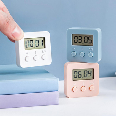 Alarmă digitală utilă Cronometru în stil nordic Suprafață netedă Ceas cu alarmă magnetică cu aplicație largă mică