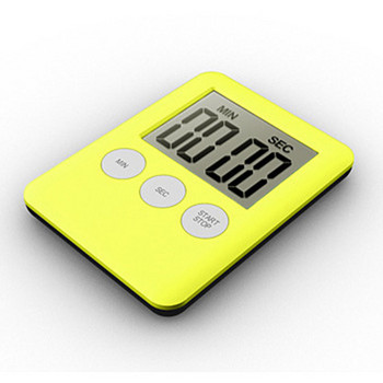 Πολυλειτουργικό Super Thin LCD Ψηφιακή οθόνη Χρονοδιακόπτης Κουζίνας Ρολόι Τοίχου Μπάνιου Αδιάβροχο Χρονοδιακόπτης ντους 7*5,3*0,9cm ABS