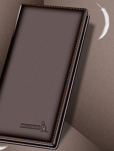 Portofel barbatesc din piele cu nasture