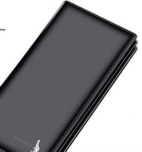 Portofel barbatesc din piele cu nasture