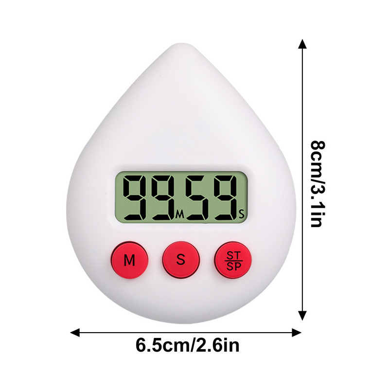 Skaitmeninis vonios laikrodis Elektroninis laikmatis Virtuvės laikmatis Laikrodis, skirtas išmokti gaminti maistą, mankštintis, mokymas, valdymas, laikmatis