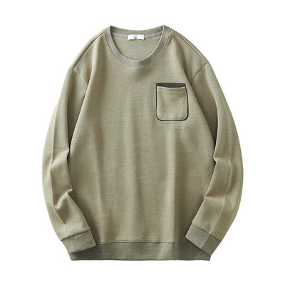 Bluză bărbătească cu mâneci lungi și buzunar