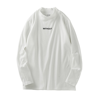 Bluză bărbătească din lână cu inscripții brodate