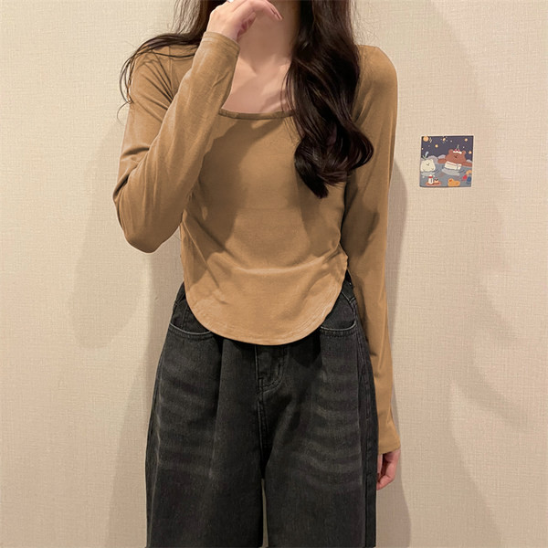 Bluză de damă asimetrică cu mâneci lungi