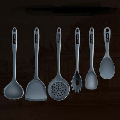 Silikonsko kuhinjsko posuđe otporno na visoke temperature Set pribora za kuhanje Kuhinjski pribor za kuhanje s policom Kuhinjski pribor