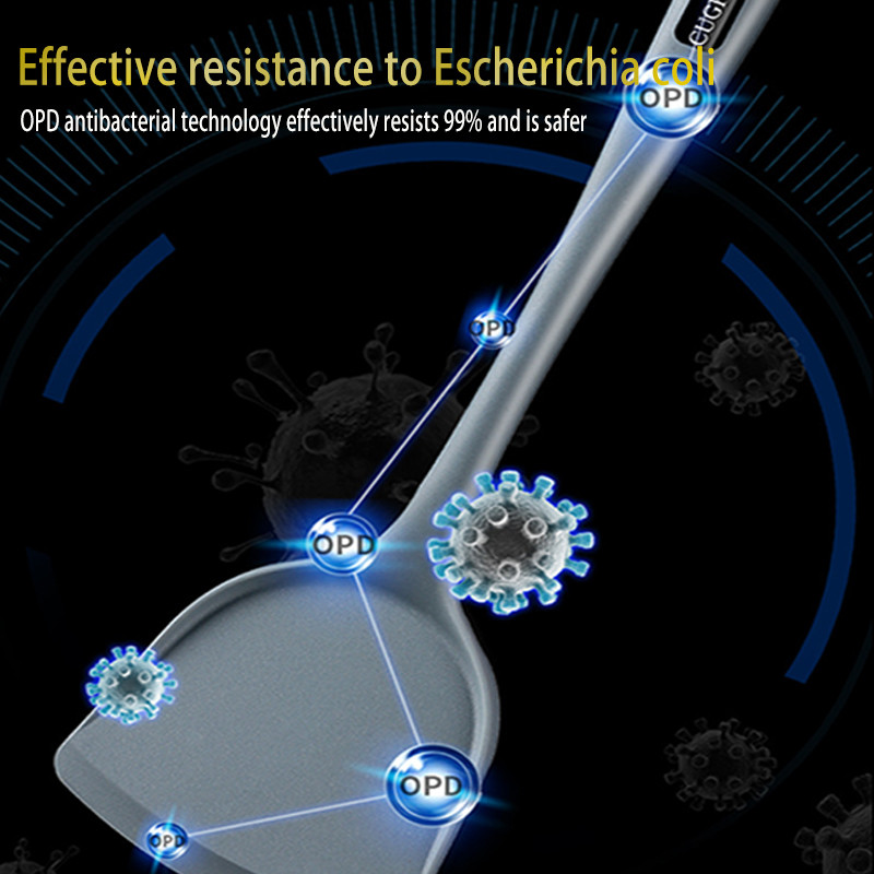 Silikonsko kuhinjsko posuđe otporno na visoke temperature Set pribora za kuhanje Kuhinjski pribor za kuhanje s policom Kuhinjski pribor