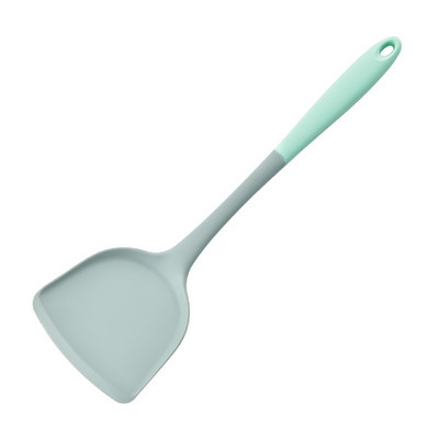 Set de ustensile de bucătărie din silicon Spatulă strecurătoare lingură de supă lingură de orez Instrument de gătit Ustensile de gătit antiaderente Prăjire lopată Accesorii de bucătărie