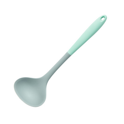 Set de ustensile de bucătărie din silicon Spatulă strecurătoare lingură de supă lingură de orez Instrument de gătit Ustensile de gătit antiaderente Prăjire lopată Accesorii de bucătărie